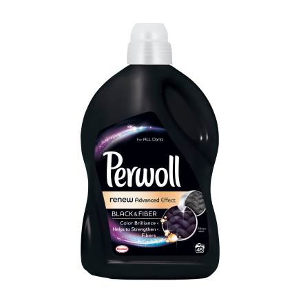 PERWOLL COLOR RENEW Течен перилен препарат за черни тъкани, 45 пранета
