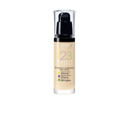 BOURJOIS Фон дьо тен 123 perfect №52 vanille, 30 мл.