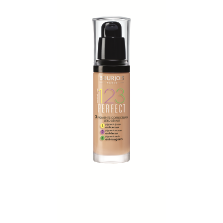 BOURJOIS Фон дьо тен 123 perfect №53 beige clair, 30 мл.