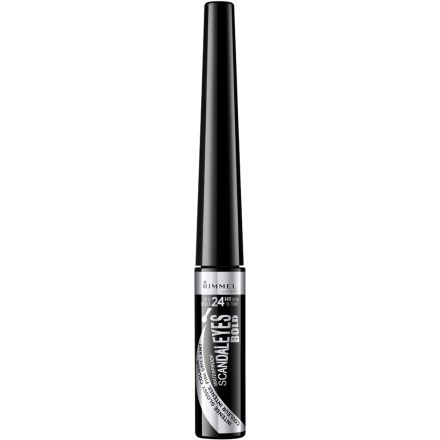 RIMMEL LONDON SCANDALEYES BOLD Очна линия течна 001 black, 2.5 мл.