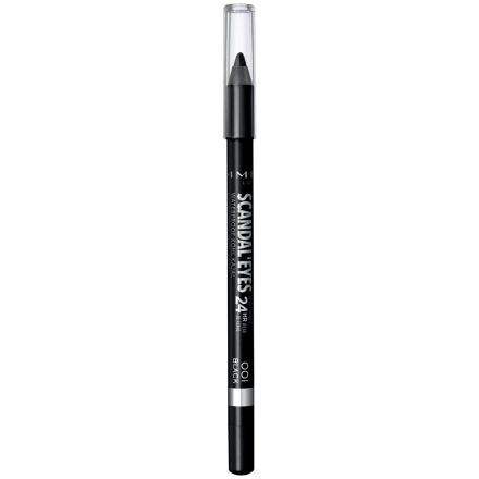 RIMMEL SCANDALEYES Водоустойчив молив за очи 001 black , 1.2 гр.