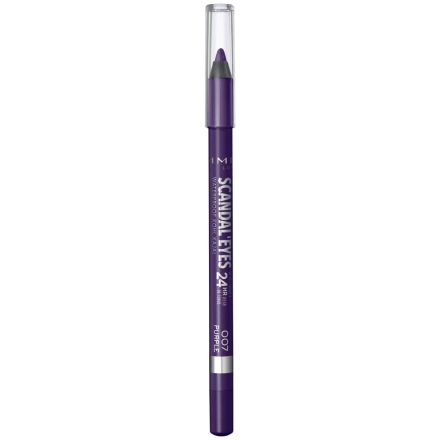 RIMMEL SCANDALEYES Водоустойчив молив за очи 007 purple, 1.2 гр.