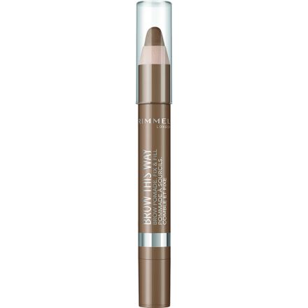 RIMMEL Молив за вежди brow pomade №002 medium, 3.25 гр.