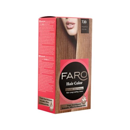 FARO Боя за коса 7.2 Hazelnut blonde, 75 мл.
