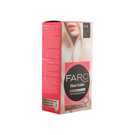 FARO Боя за коса 11.2 Very light pearl blonde, 75 мл.