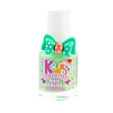 VELNEA KIDS Лак за нокти на водна основа зелен, 9 мл.
