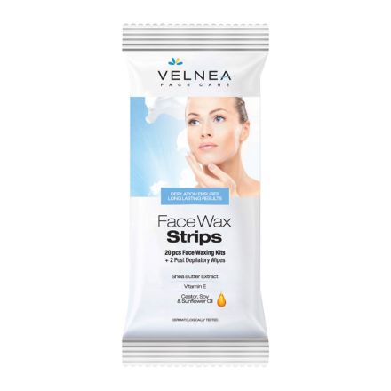 VELNEA Ленти за депилация на лице, 20 бр.
