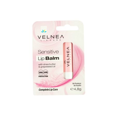 VELNEA SENSITIVE Балсам за устни, 4.8 гр..
