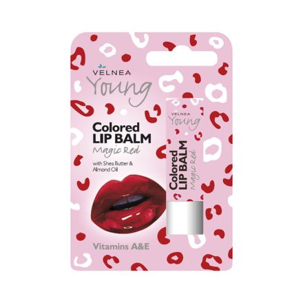 VELNEA YOUNG MAGIC RED Цветен балсам за устни, 4.5 гр.